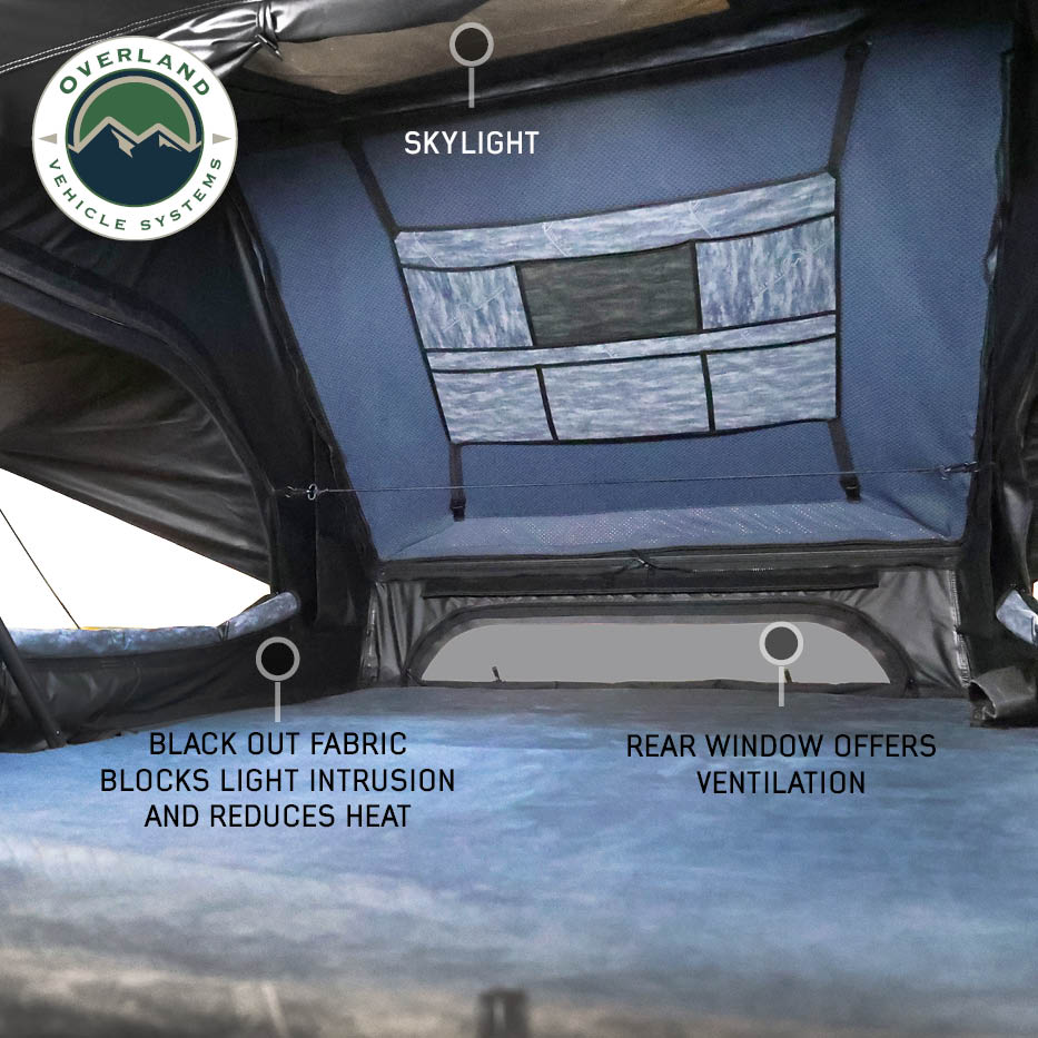 Overland Vehicle Systems XD Atlas 2-Person Cantilever ABS Hard Shell Roof Top Tent