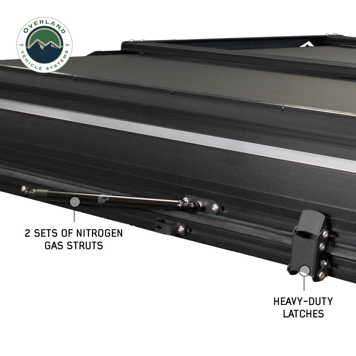 Overland Vehicle Systems XD Everest 4-Person Cantilever Aluminum Hard Shell Roof Top Tent