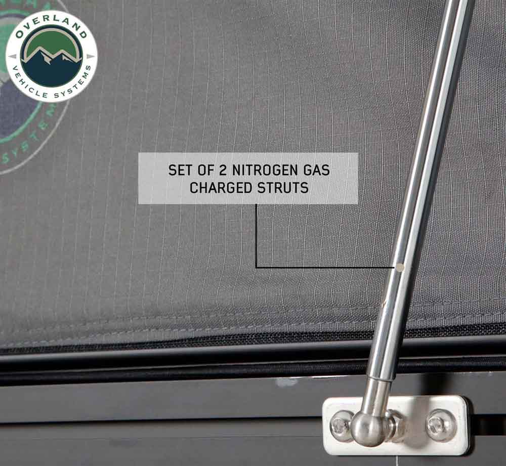 Overland Vehicle Systems HD Mamba III 3-Person Clam Shell Aluminum Hard Shell Roof Top Tent