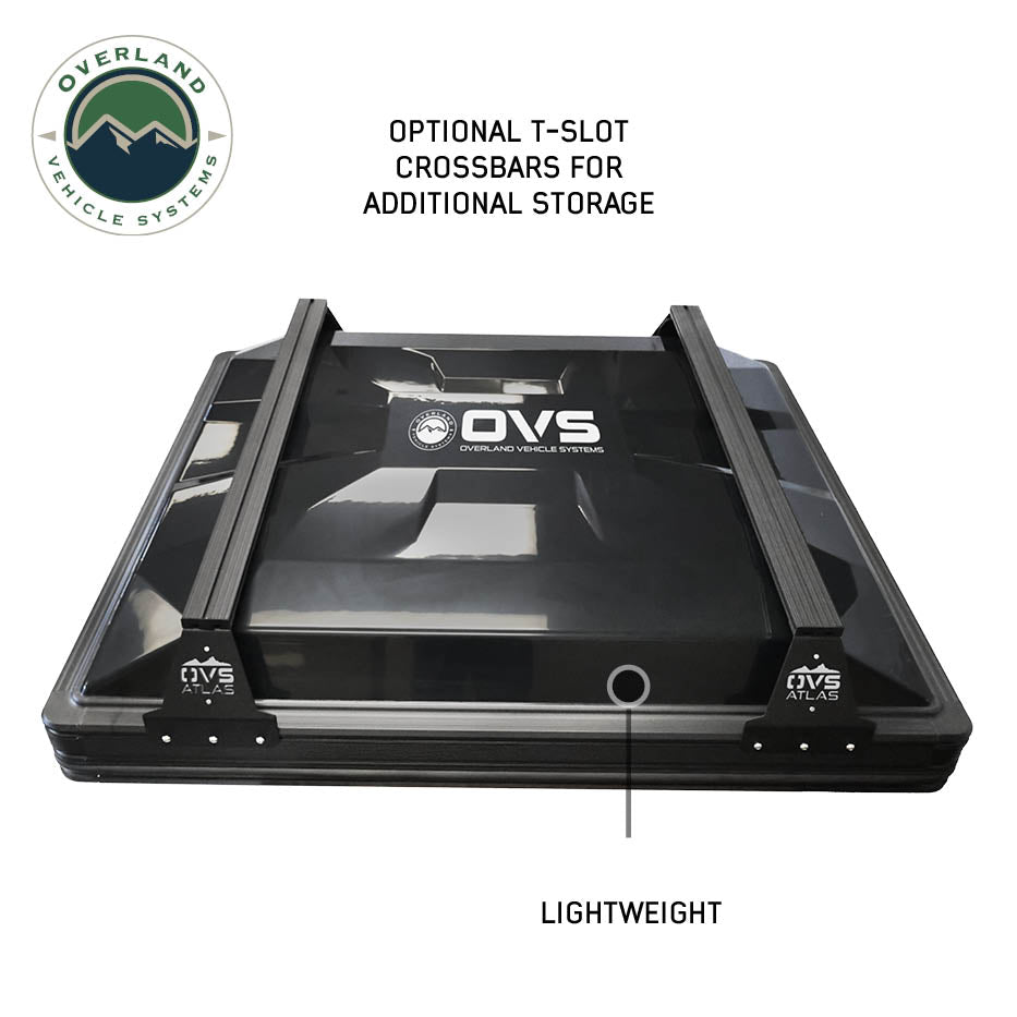 Overland Vehicle Systems XD Atlas 2-Person Cantilever ABS Hard Shell Roof Top Tent