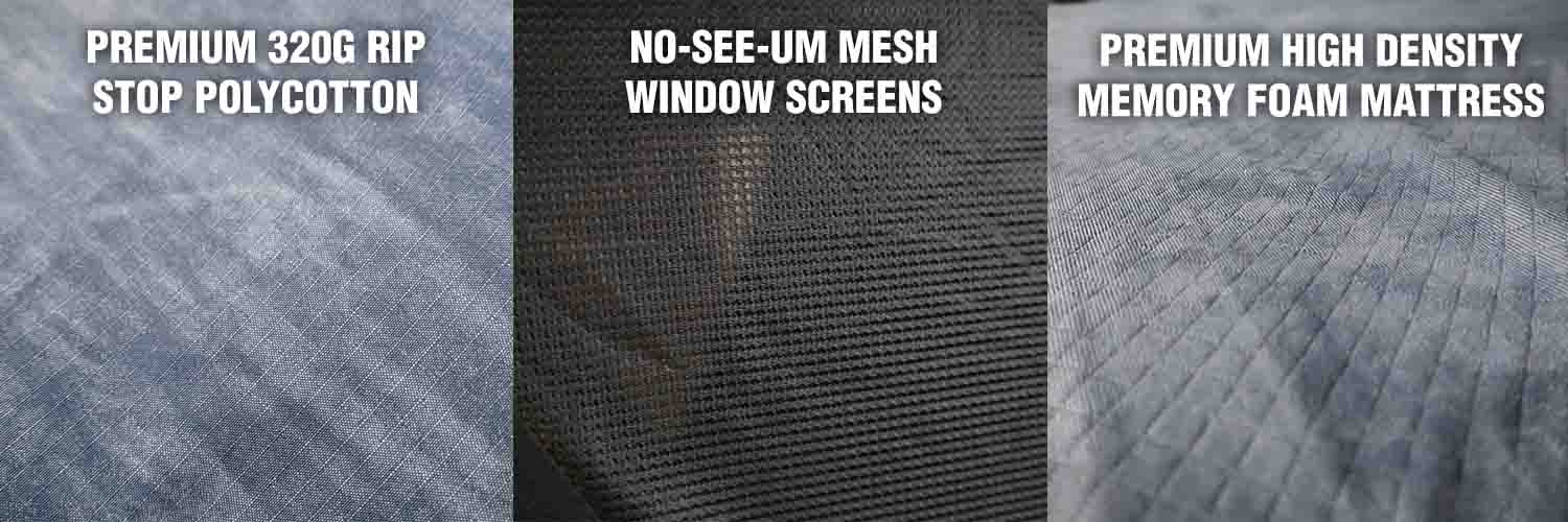 Overland Vehicle Systems XD Atlas 2-Person Cantilever ABS Hard Shell Roof Top Tent